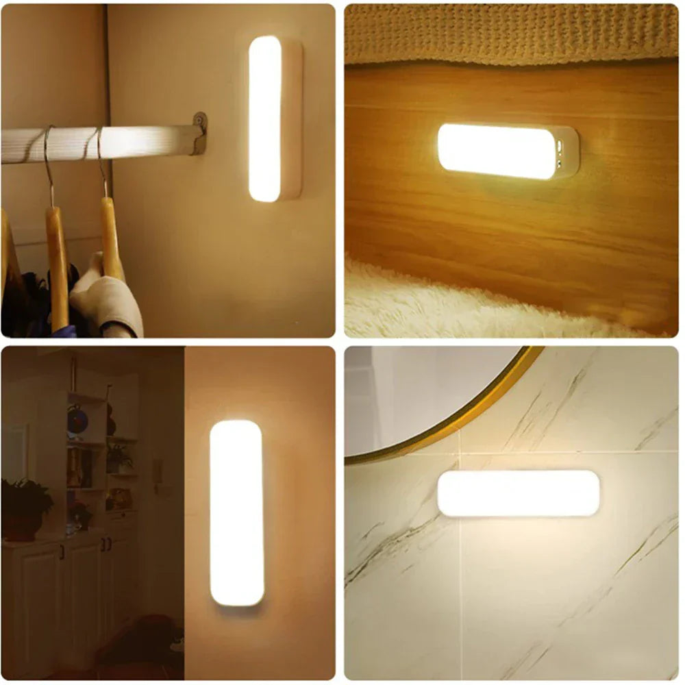 Applique murale à détecteur de mouvement | LED rechargeable par USB sans fil
