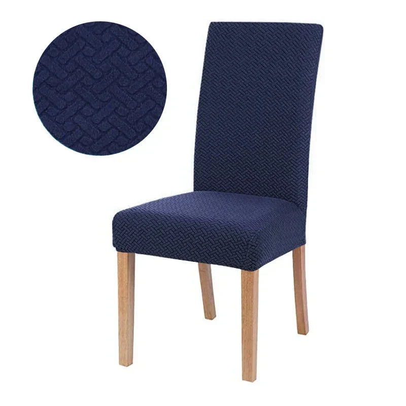 Housse de Chaise Velvona | Rembourré élastique et épais | Housse extensible en jacquard | Lavable et infroissable