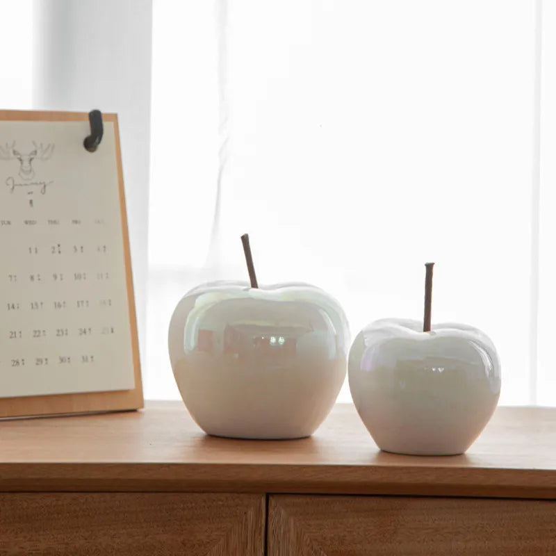 Lampe de table de chevet translucide Apple