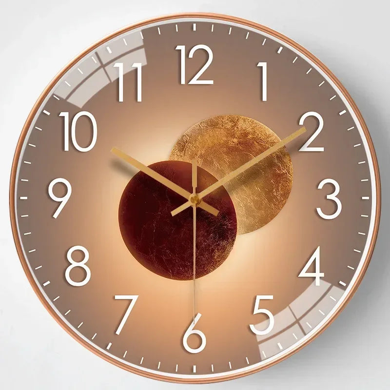 Horloge murale élégante, silencieuse et parfaite pour n'importe quelle pièce