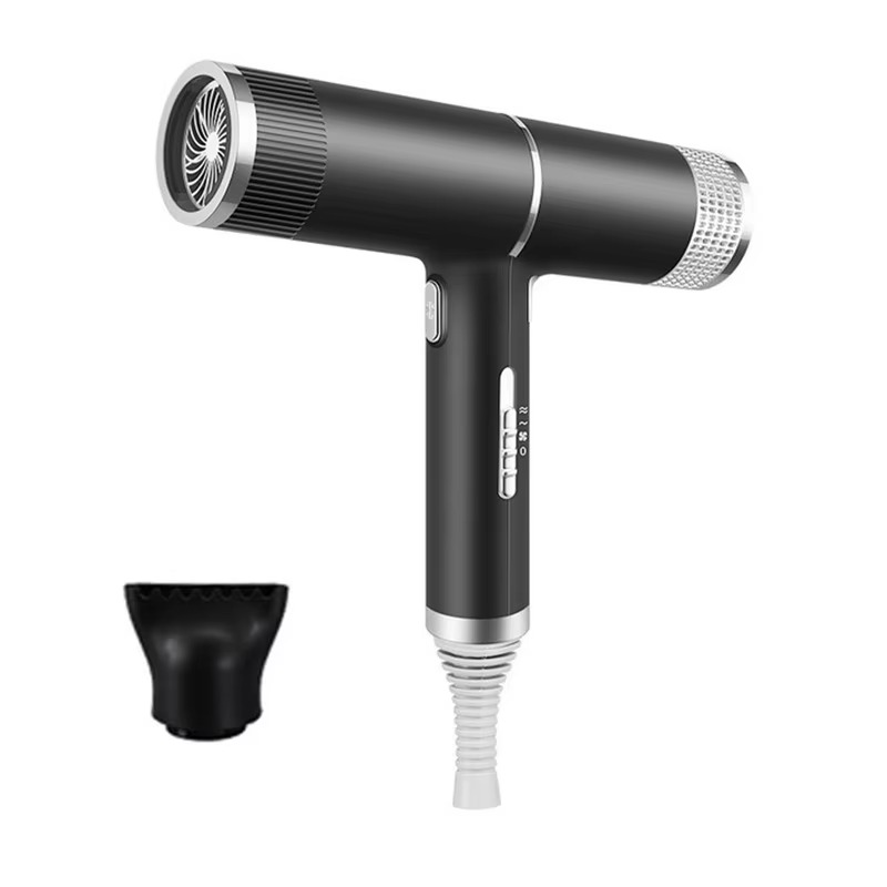 Sèche-cheveux professionnel à ions négatifs haute puissance avec buse d'air pour usage domestique et en salon