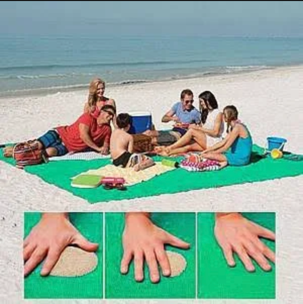 Serviette de plage XXL 200 x 200 cm | Sans sable et grand format