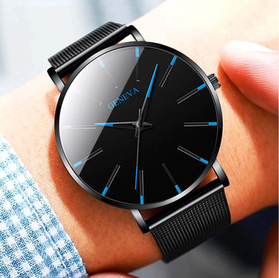 Montre élégante pour hommes | Design minimaliste pour ceux qui sont soucieux de leur style