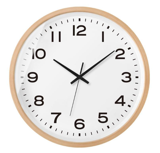 Horloge murale scandinave élégante en bois – Paix et élégance pour la maison