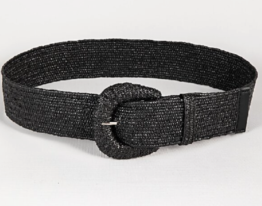 Ceinture tissée vintage pour femme – Design large pour plus de style
