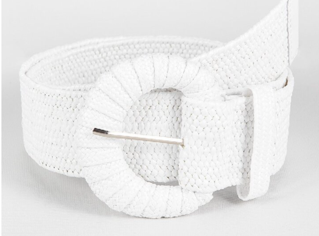 Ceinture tissée vintage pour femme – Design large pour plus de style