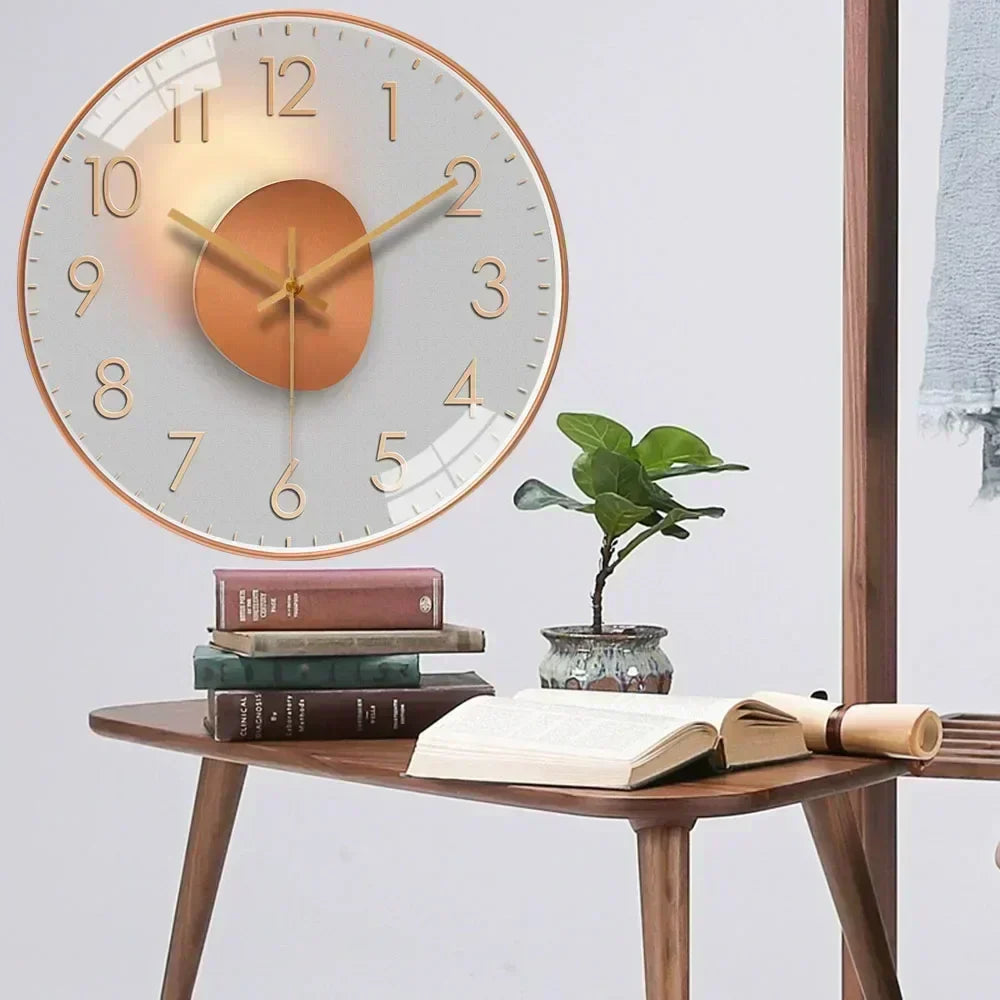 Horloge murale élégante, silencieuse et parfaite pour n'importe quelle pièce