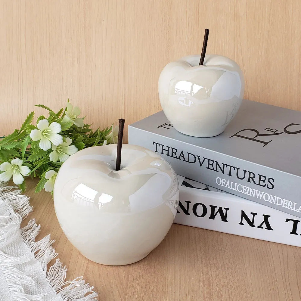 Lampe de table de chevet translucide Apple