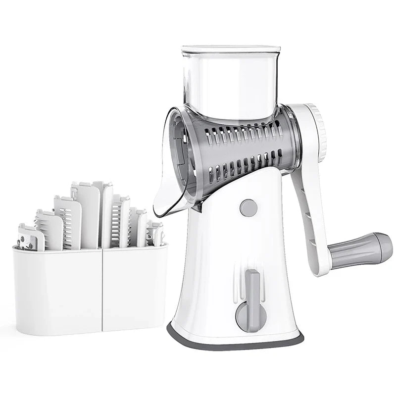 Râpe à fromage 5-en-1 avec mandoline et coupe-légumes multifonctionnelle