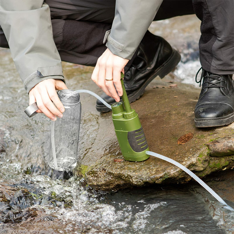 Filtre à eau portable pour le camping | Purificateur pour les activités de plein air et la survie