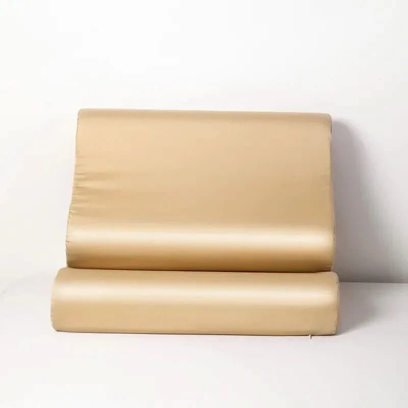 Taie d'oreiller en latex de soie pour un sommeil sain