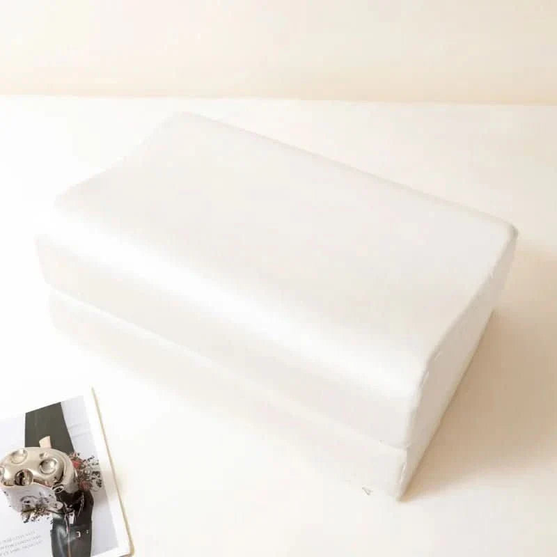 Taie d'oreiller en latex de soie pour un sommeil sain