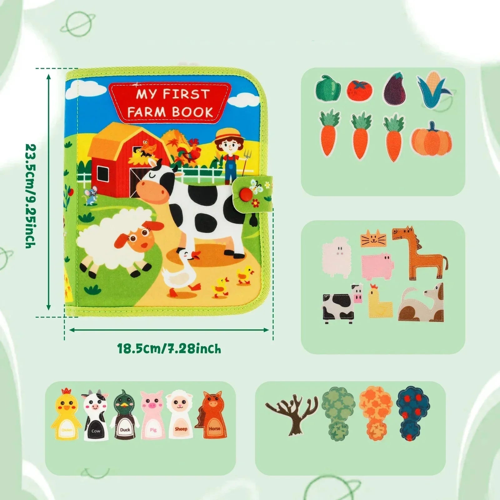 Livre Éducatif Montessori – Histoires de la Ferme