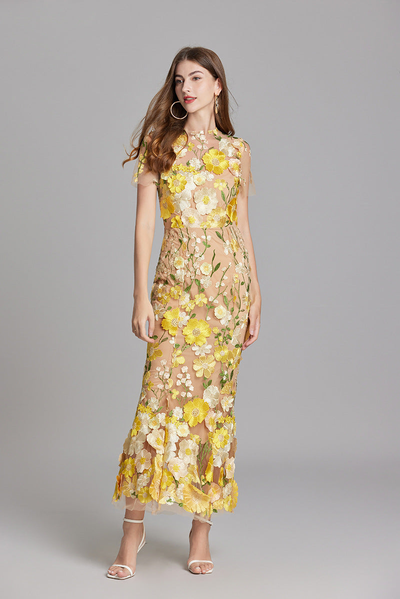 Robe Primrose en présentation de vitrine