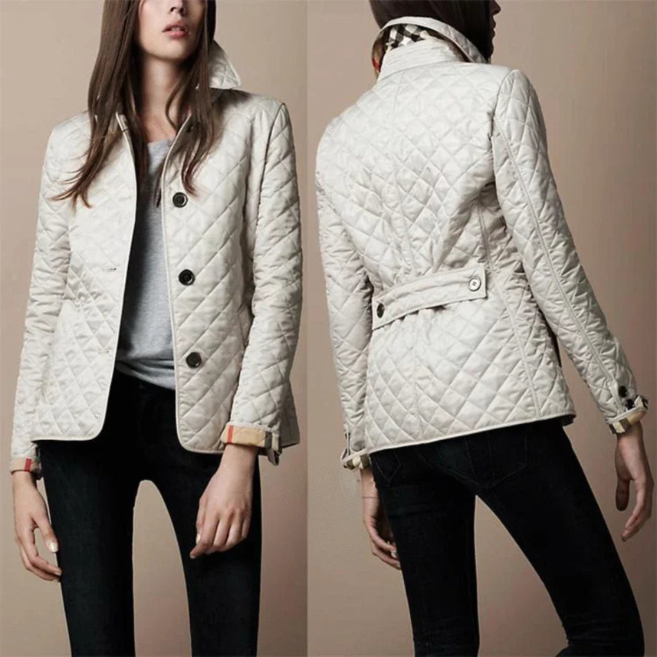 Veste structurée matelassée pour femme - Légère et élégante