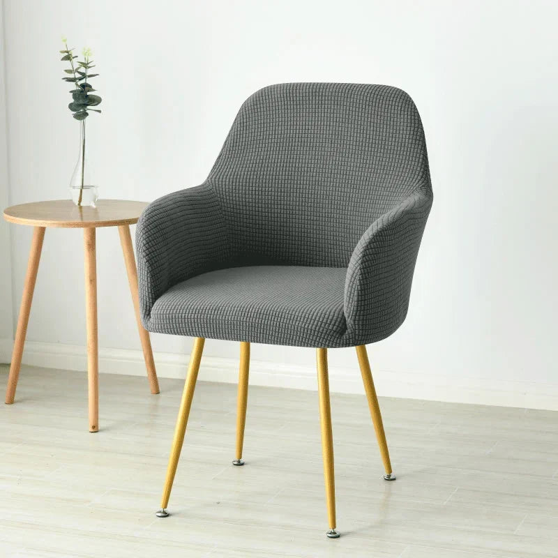 Housse de chaise à dossier haut