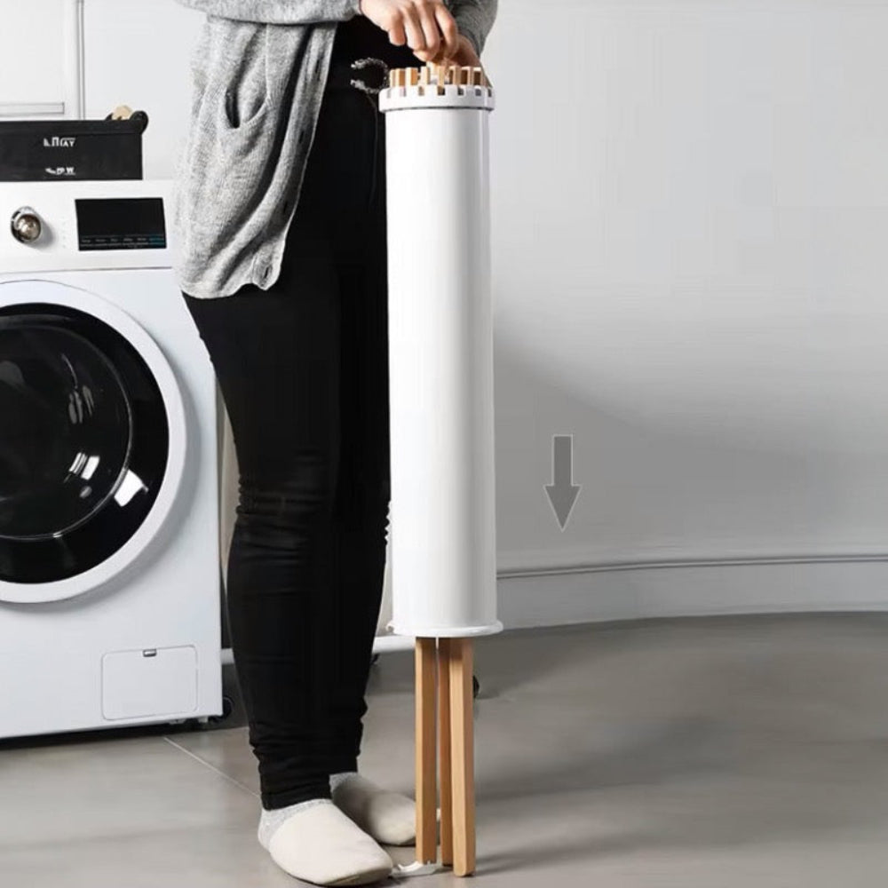 Étendoir à linge intelligent - gain de place - usage intérieur