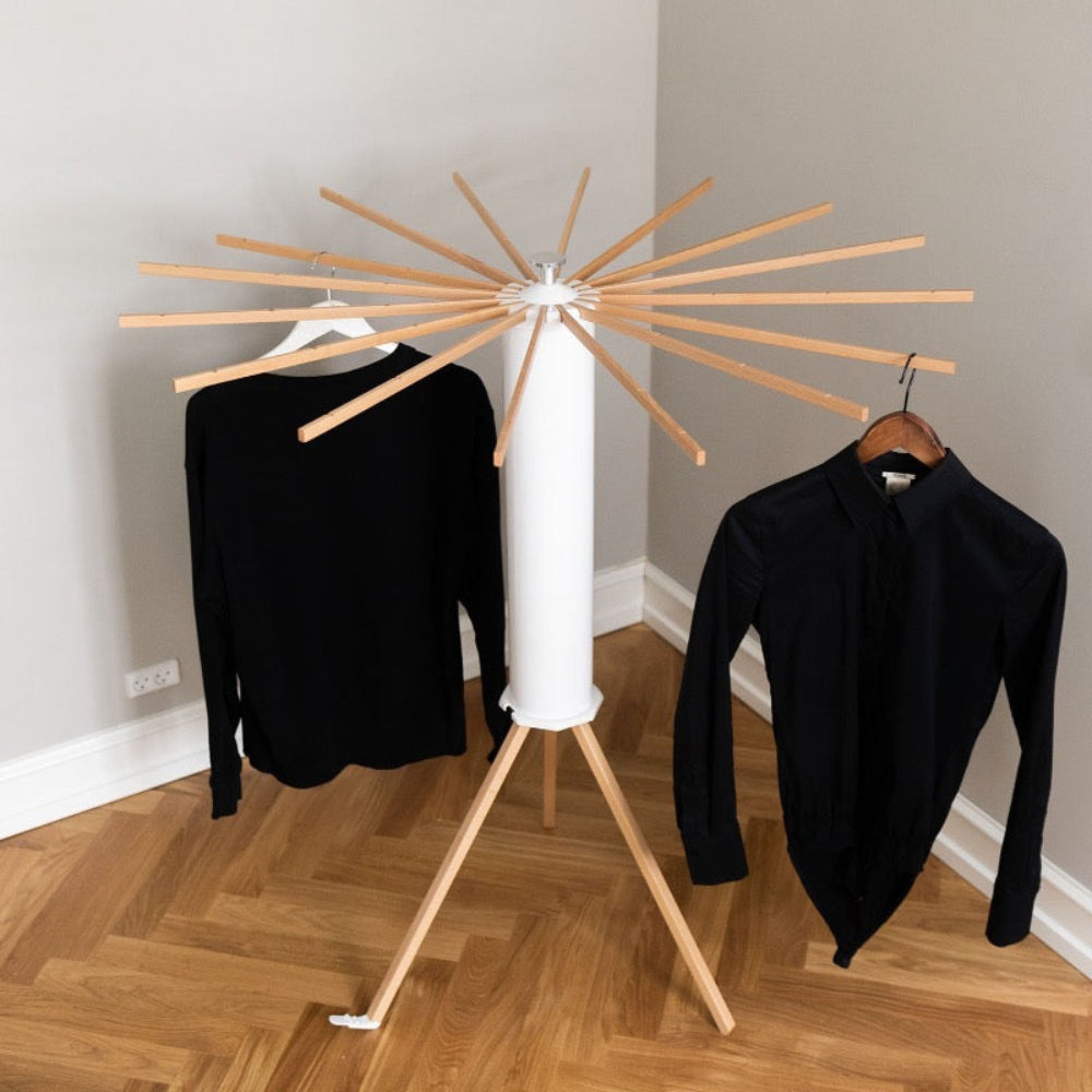 Étendoir à linge intelligent - gain de place - usage intérieur