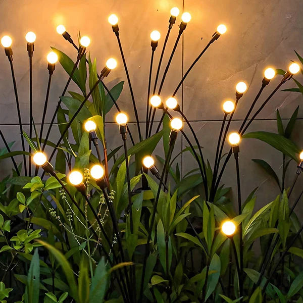 Lampes Solaires de Jardin – Éclairage Starburst Oscillant