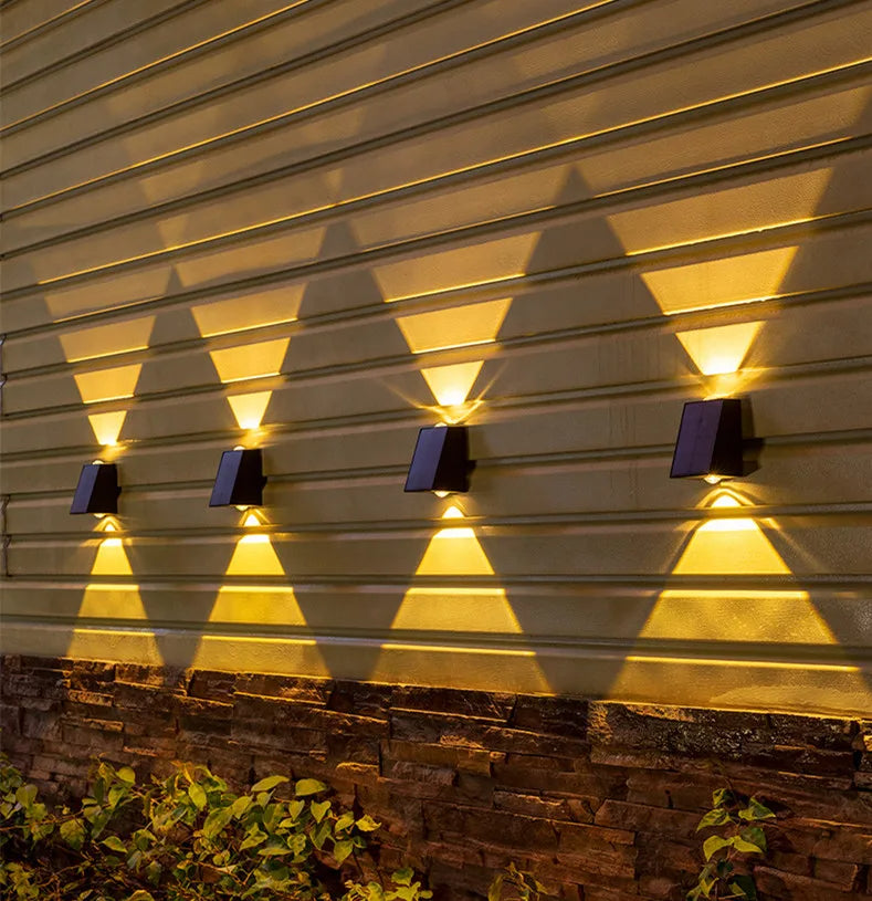 Lampe murale solaire | Automatismes et câbles | Fête humide