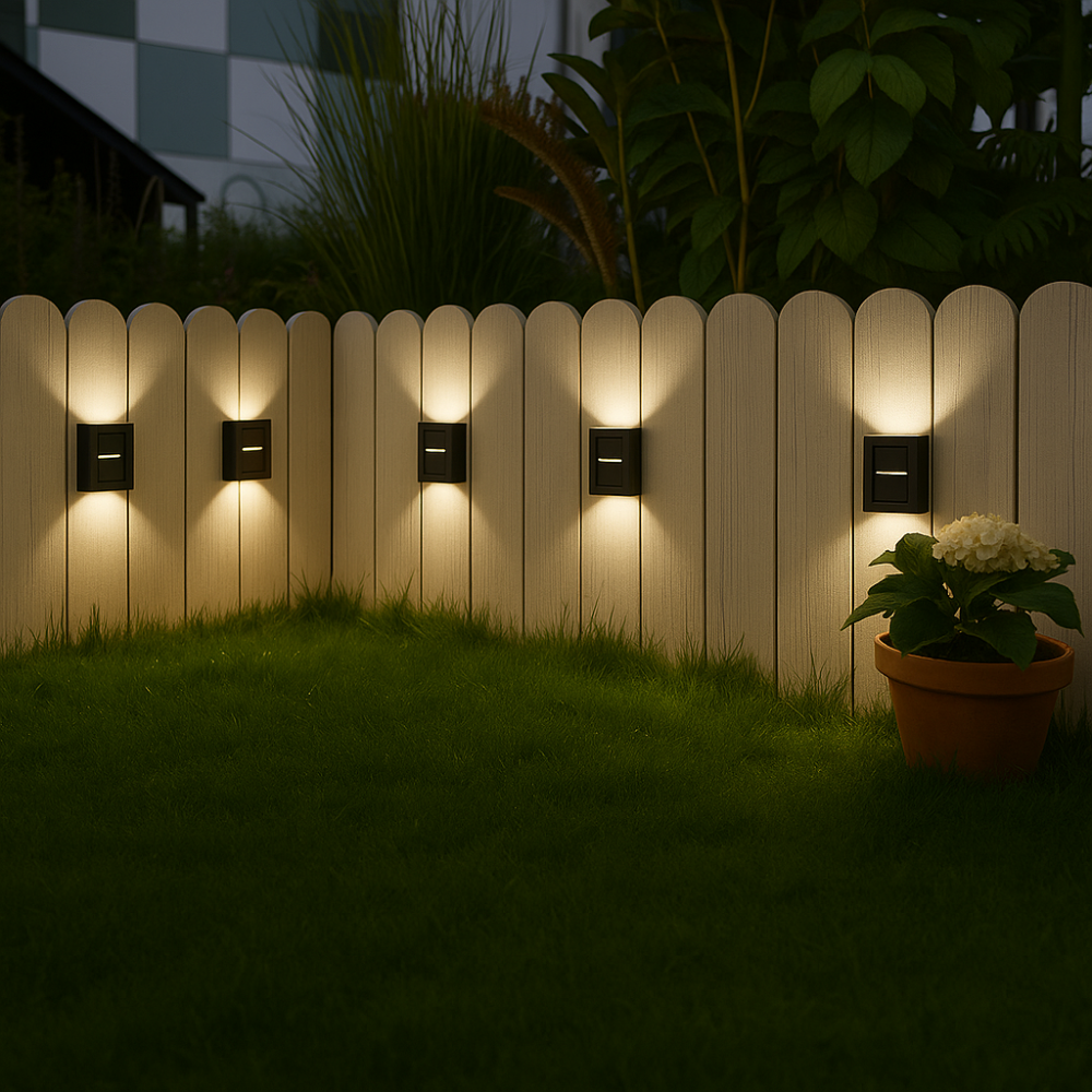 Lampe d'extérieur solaire LED sans fil Blanc chaud 3000K Résistant aux intempéries IP65 Capteur de mouvement Éclairage mural Terrasse Jardin Balcon Éclairage de jardin économe en énergie 8 heures d'autonomie de la batterie | Sansotis