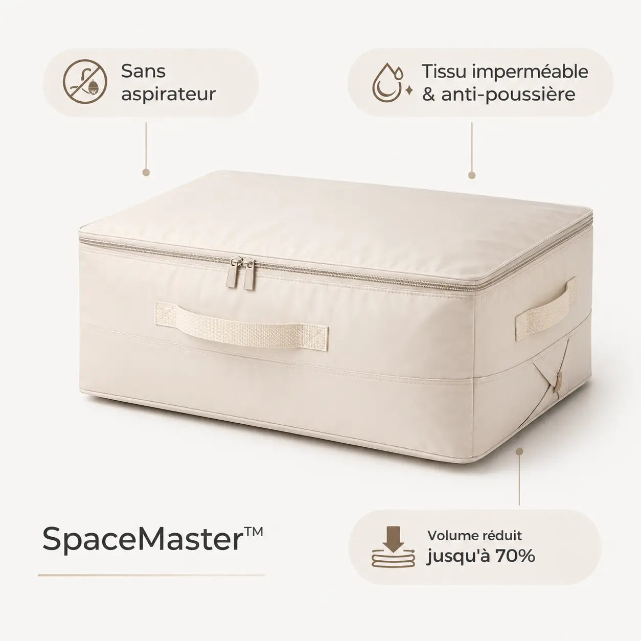 Sac de Compression pour Couette et Vêtements – Rangement Gain de Place