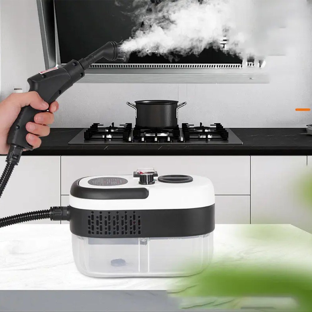 Nettoyeur Vapeur 2500W – Nettoyage Profond Polyvalent avec Réservoir 1,1 L & Accessoires Inclus