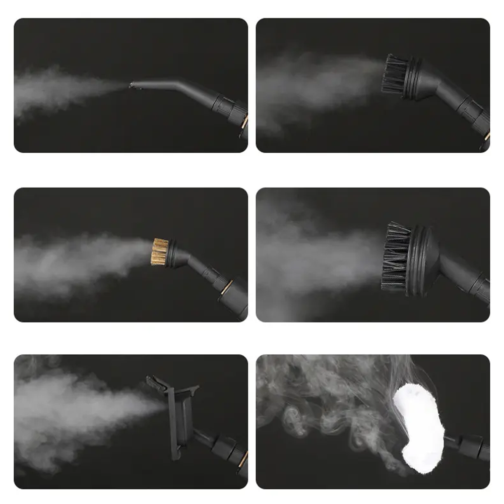 Nettoyeur à vapeur haute pression 2500 W – Nettoyage en profondeur polyvalent avec réservoir de 1,1 L et accessoires inclus