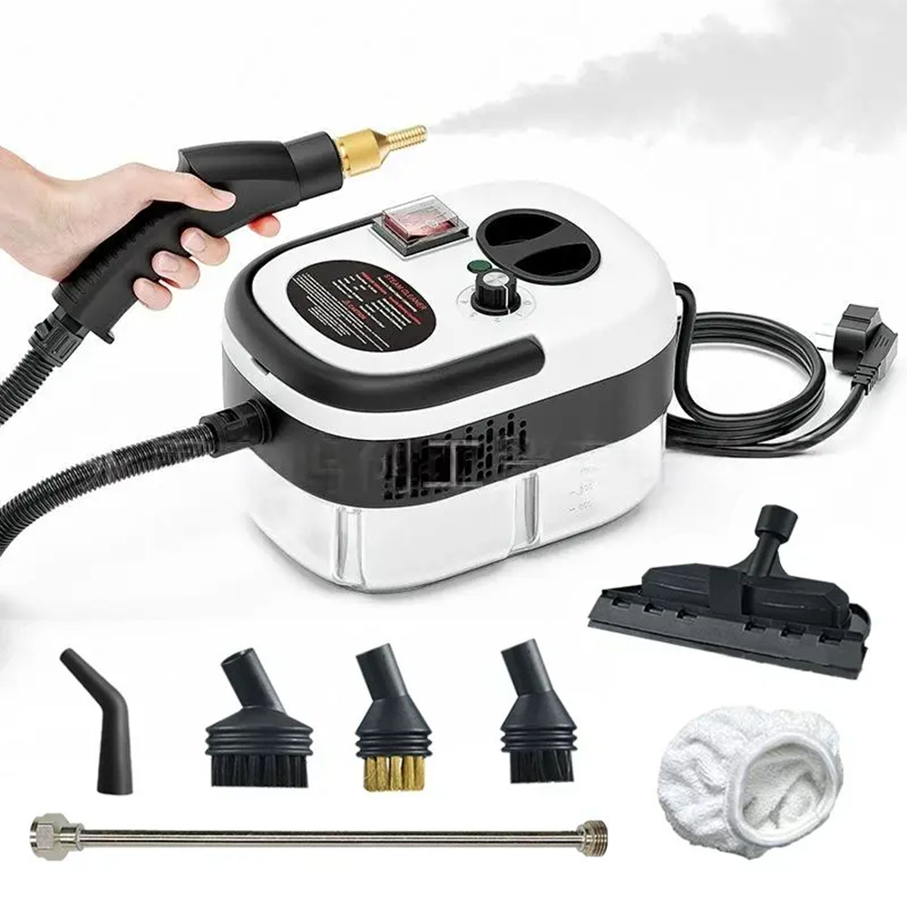 Nettoyeur Vapeur 2500W – Nettoyage Profond Polyvalent avec Réservoir 1,1 L & Accessoires Inclus