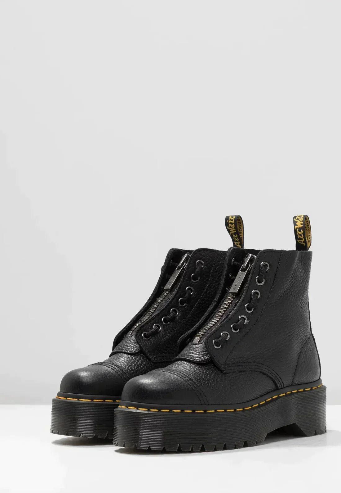 Bottines pour femmes élégantes en cuir à talon robuste et antidérapant