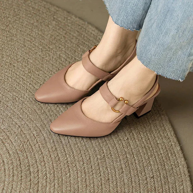 Talons féminins élégants - Chaussures orthopédiques confortables avec soutien pour porter toute la journée