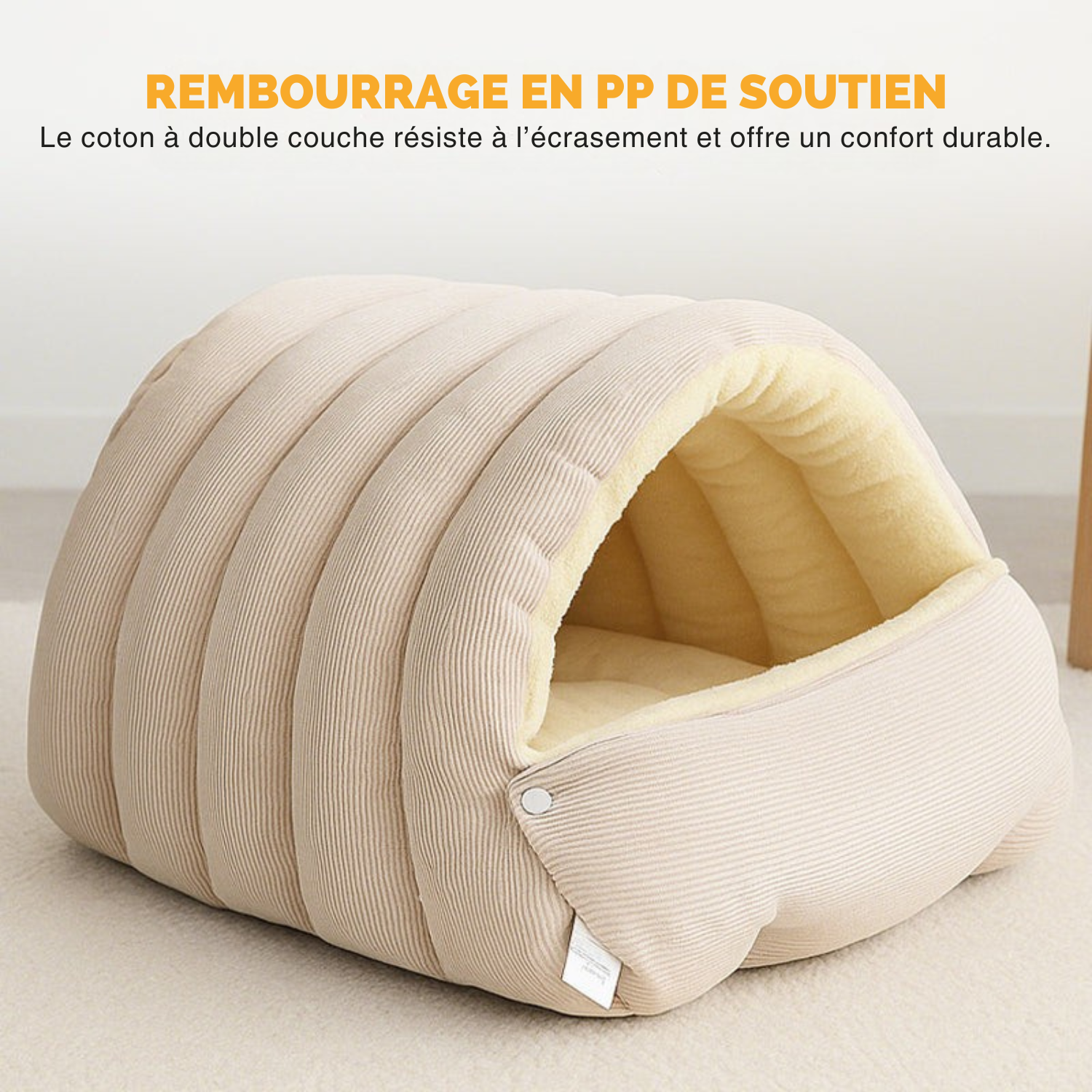 Felltraum – Grotte Deluxe ultra douce pour animaux