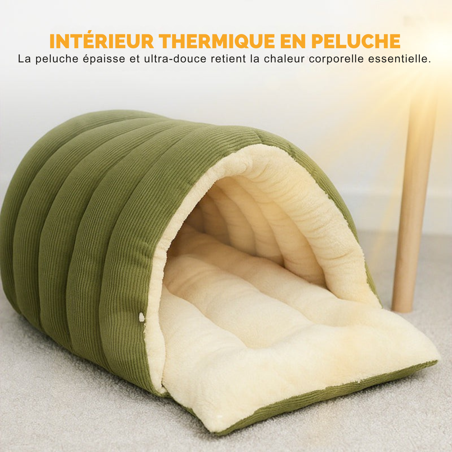 Felltraum – Grotte Deluxe ultra douce pour animaux