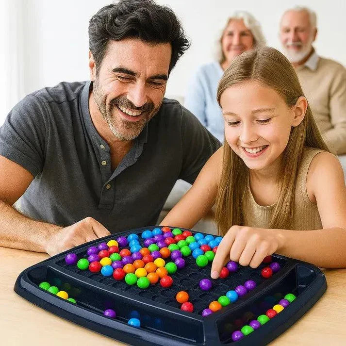 Jeu de stratégie en plastique 19,5×19,5 cm pour enfants et adultes – 80 pièces colorées, dès 4 ans