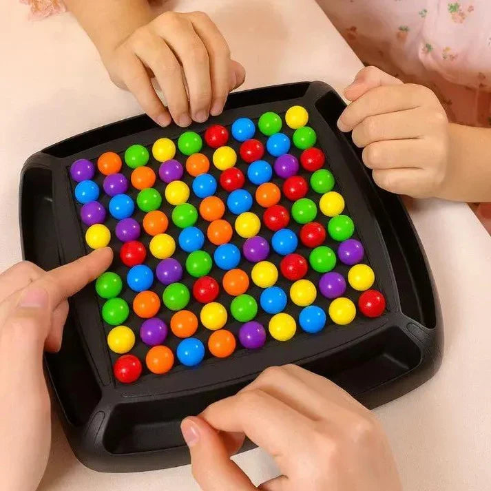 Jeu de stratégie en plastique 19,5×19,5 cm pour enfants et adultes – 80 pièces colorées, dès 4 ans