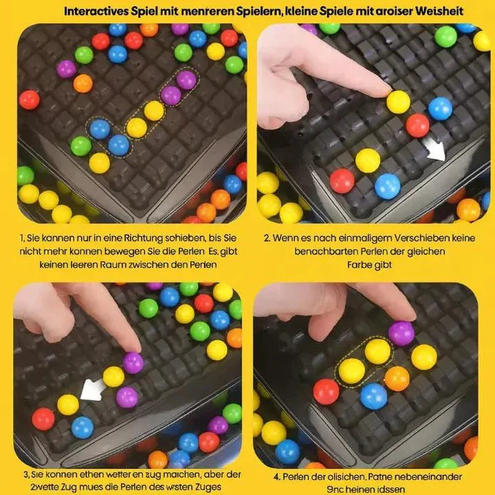 Jeu de stratégie en plastique 19,5×19,5 cm pour enfants et adultes – 80 pièces colorées, dès 4 ans