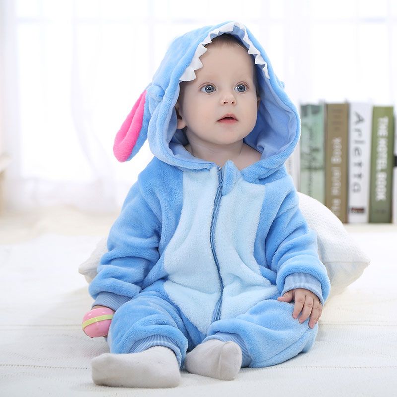 Combinaison pour tout-petits à thème animal – Coton doux et polaire hypoallergénique