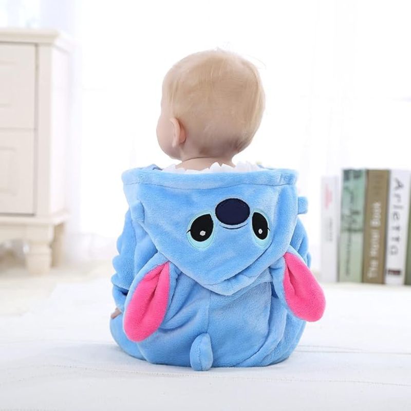 Combinaison pour tout-petits à thème animal – Coton doux et polaire hypoallergénique