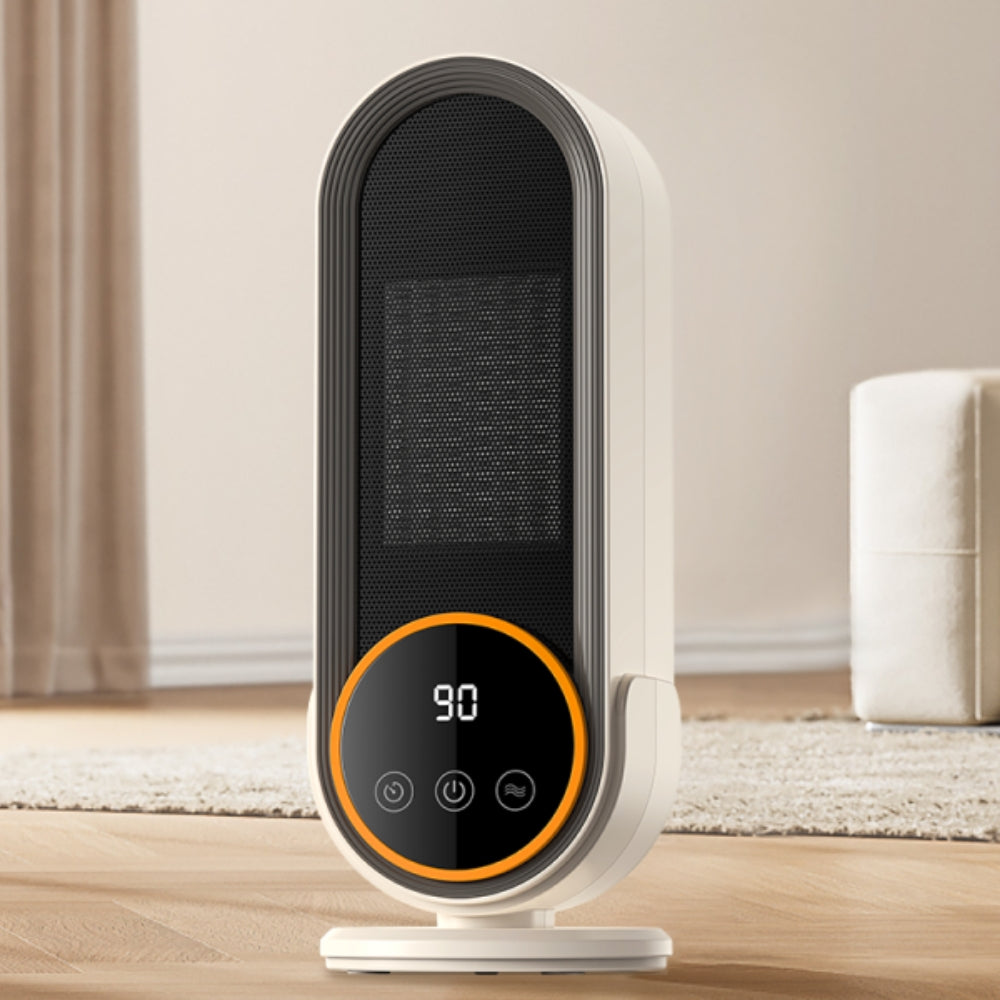 Chauffage Céramique Mobile 1200W – Chaud en 3s, Télécommande & Silencieux