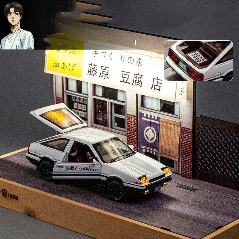 Mécanisme à recul de la voiture AE86
