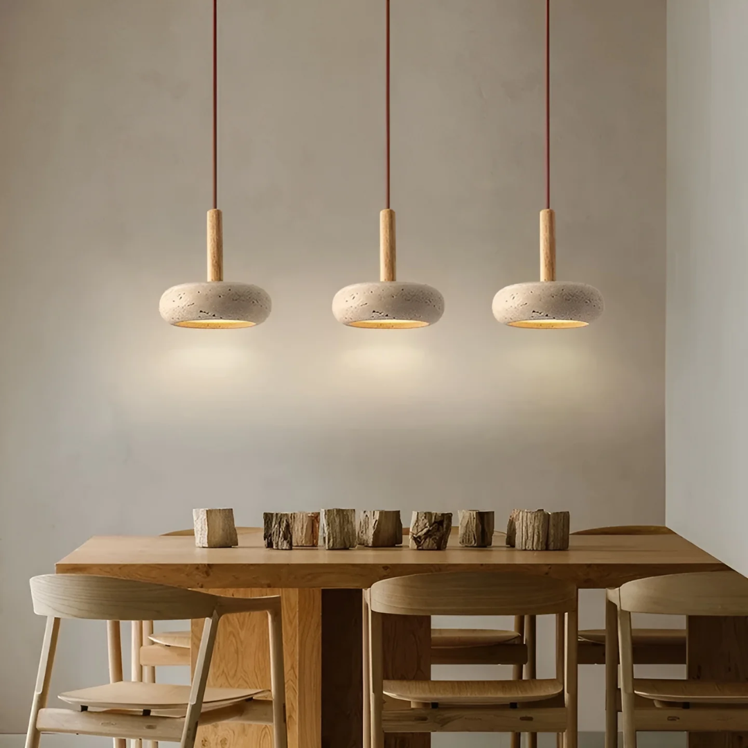 Yumeko | Plafonnier LED réglable de style rétro japonais