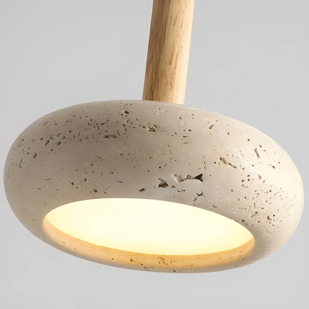 Yumeko | Plafonnier LED réglable de style rétro japonais
