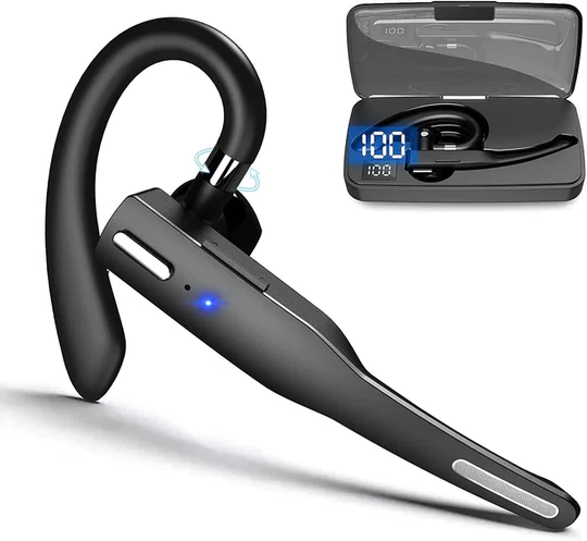 Casque Bluetooth | Suppression professionnelle du bruit avec affichage numérique