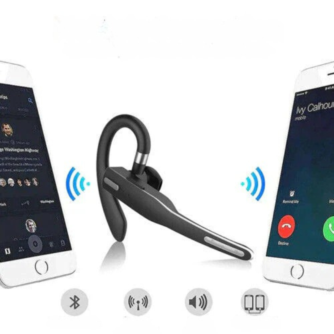 Casque Bluetooth | Suppression professionnelle du bruit avec affichage numérique