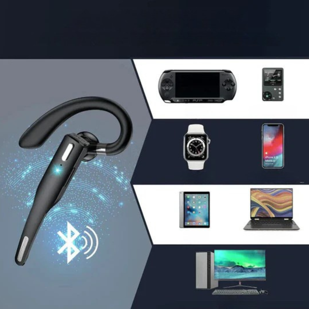 Casque Bluetooth | Suppression professionnelle du bruit avec affichage numérique