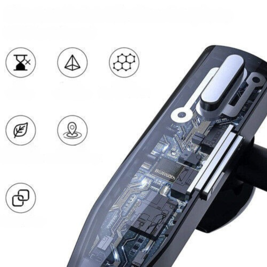 Casque Bluetooth | Suppression professionnelle du bruit avec affichage numérique