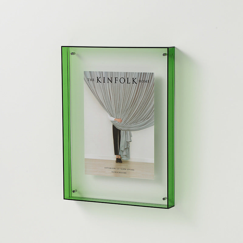 Cadre photo en acrylique transparent