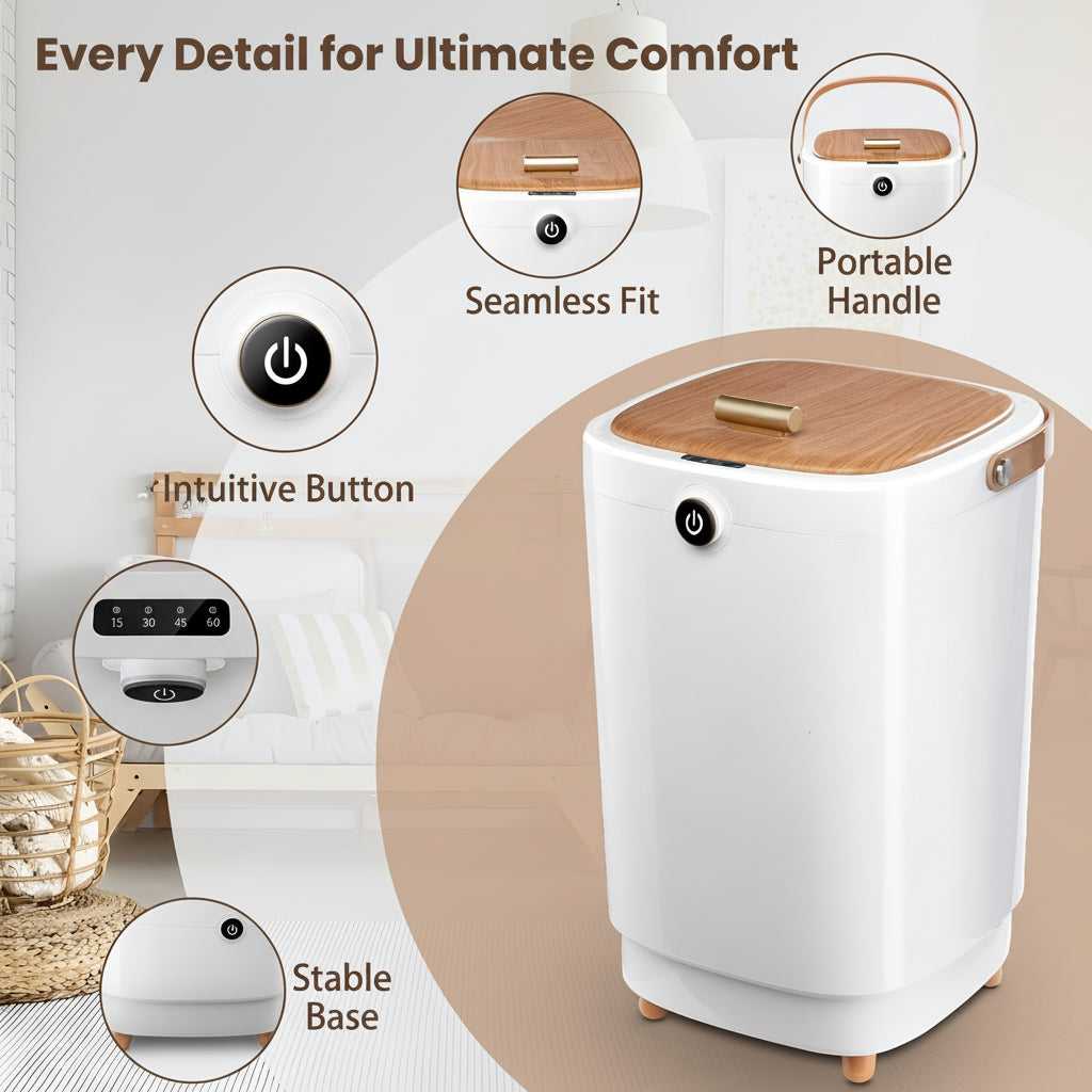 Armoire sèche-serviettes électrique compacte en acier inoxydable