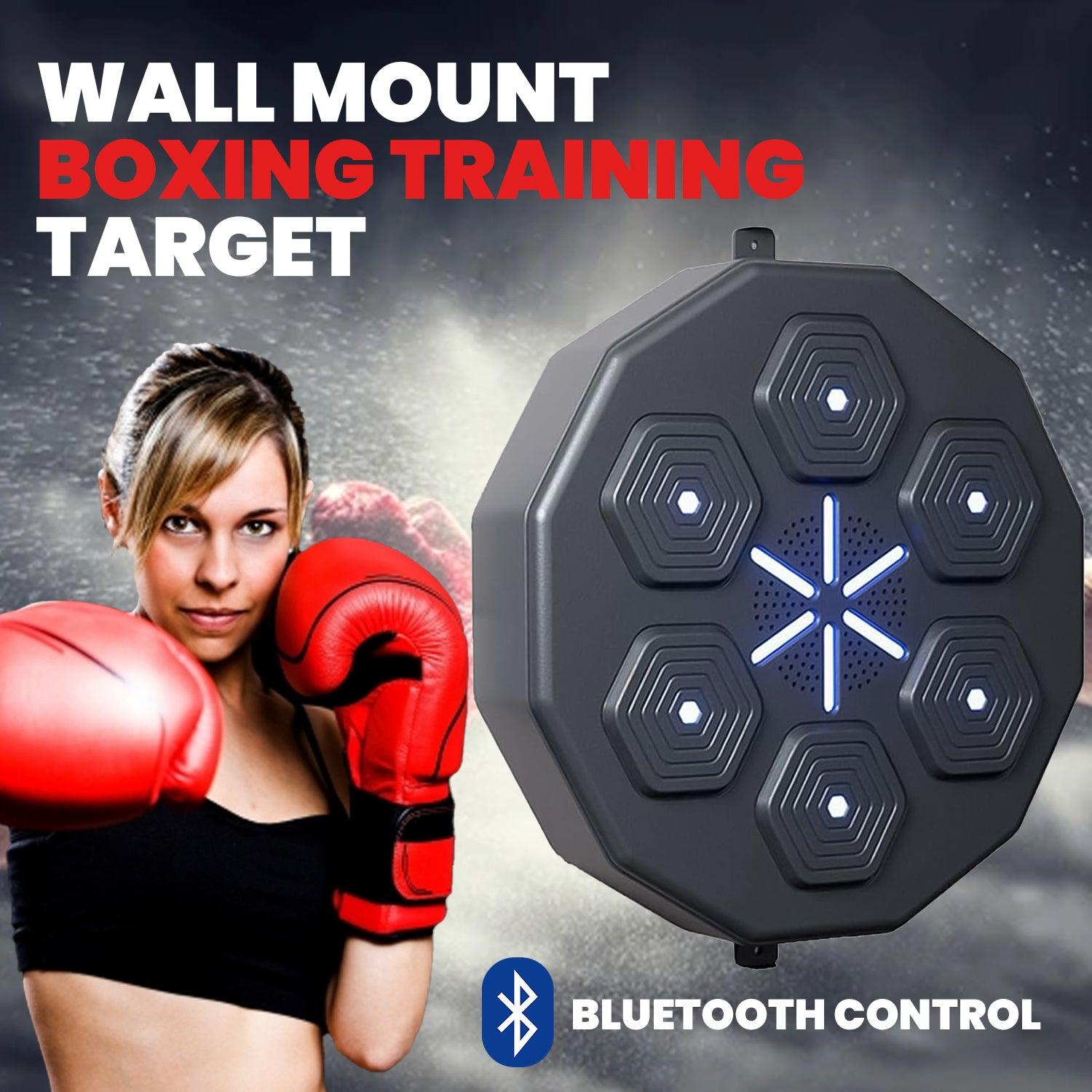 Machine de Boxe Musicale – Appareil de Boxe Mural Bluetooth avec LED & Entraînement Réactif