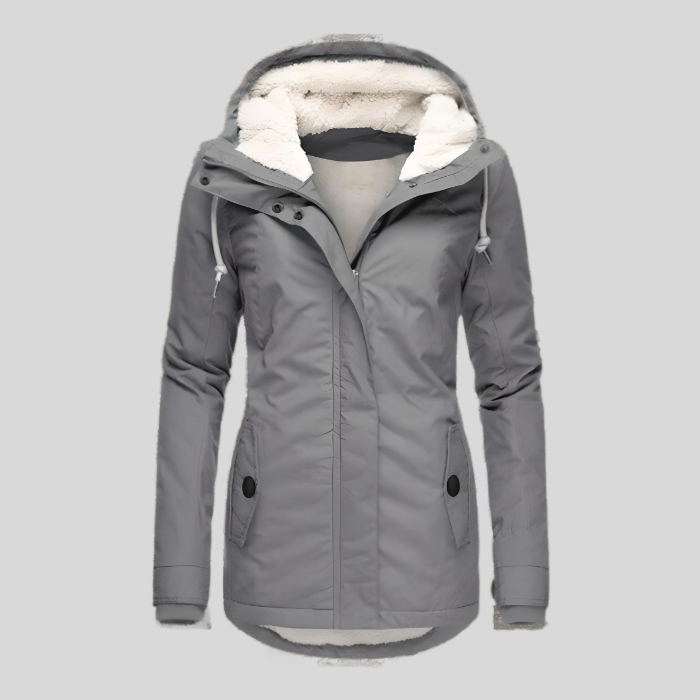 Christin | Veste Imperméable Longue avec Capuche